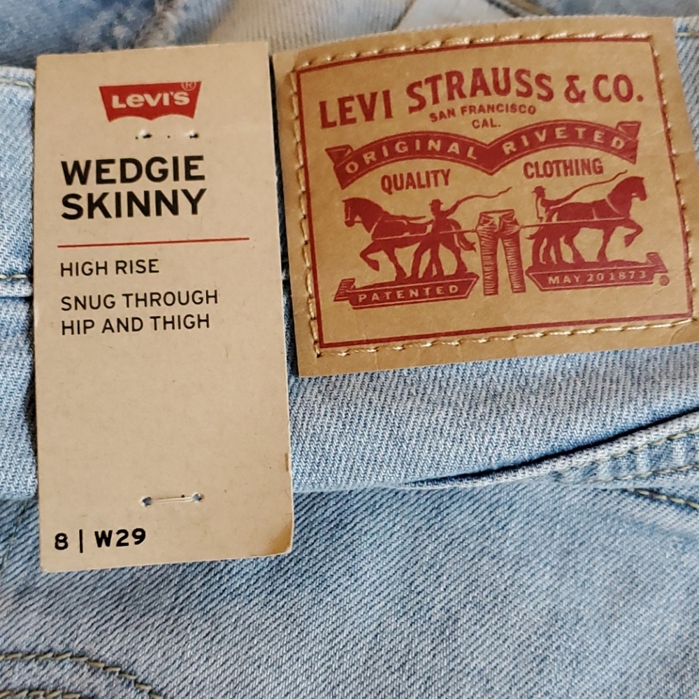 NWT by Levi's Wedgie Skinny High Rise Jeans - Picture 6 of 17